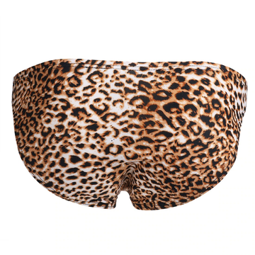 Sexy Men's Print Leopard Underwear / Male Bikini Panties with Bulge Pouch / Exotic Briefs - EVE's SECRETS
